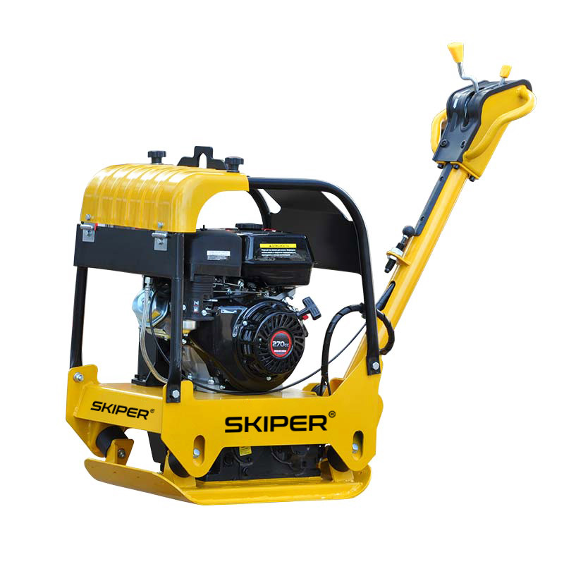 Виброплита SKIPER C160L-W (Loncin 9.0л.с., плита 65х42см., 30.5кН, 15м/мин, реверс, колеса)- фото2