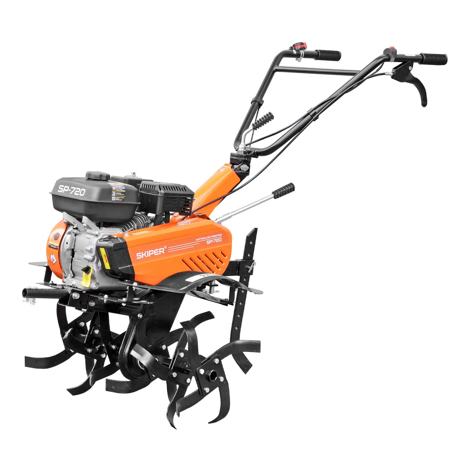 Культиватор SKIPER  SP-720  (8 л.с., без ВОМ, передач 2+1, 2 года гарантии, без колёс)- фото2