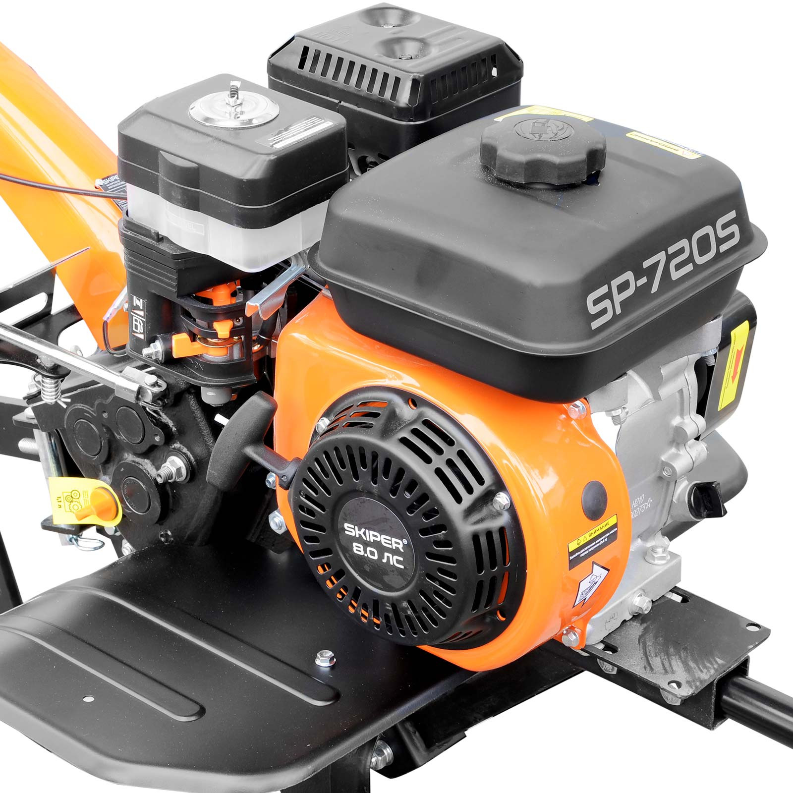 Культиватор SKIPER  SP-720S  (8 л.с., без ВОМ, передач 3+1, 2 года гарантии, без колёс)- фото4