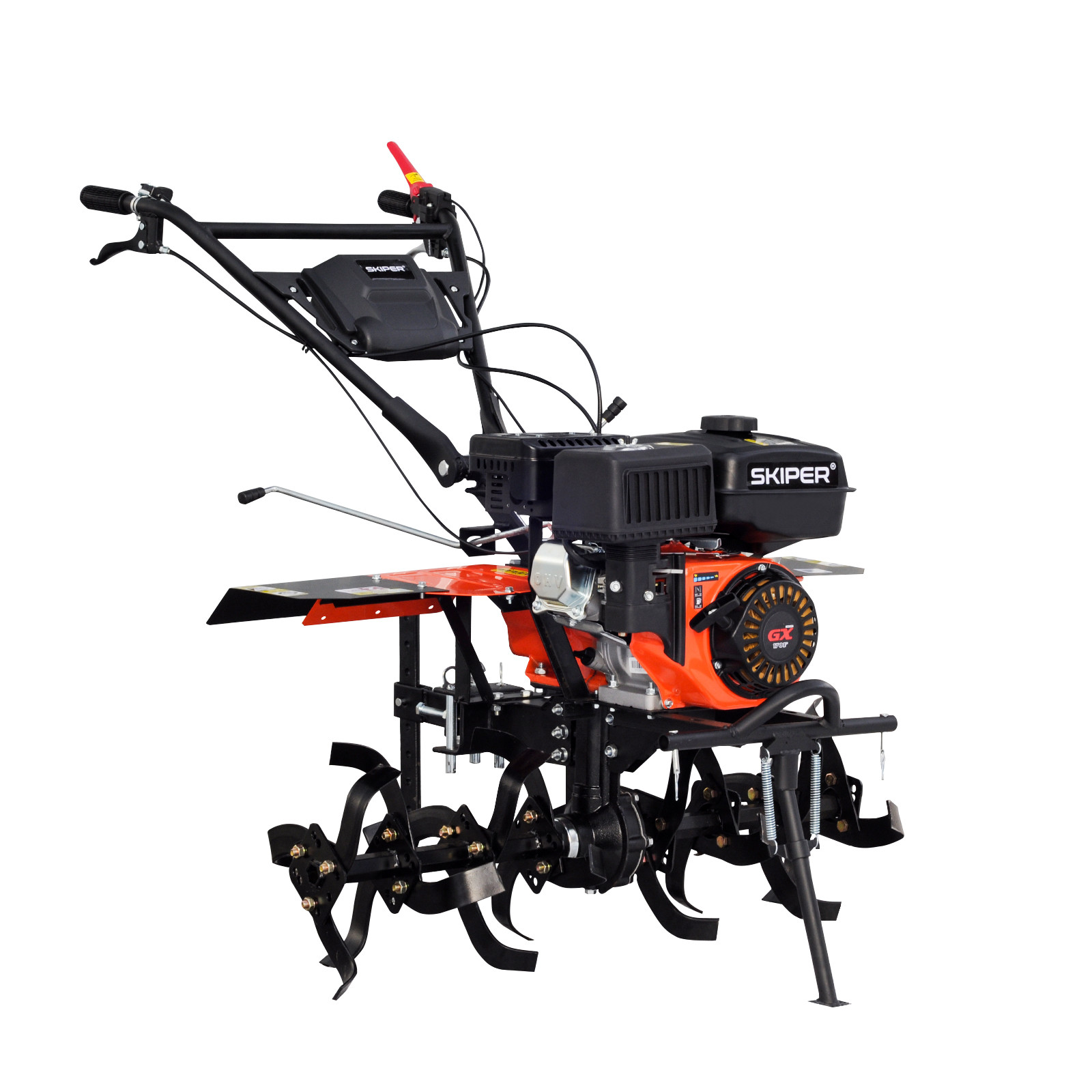 Культиватор SKIPER  SP-860S (8 л.с., без ВОМ, пон.передача 3+1, большой бак и глушитель, без колёс)- фото2