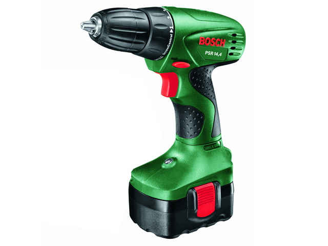Аккум дрель-шуруповерт BOSCH PSR 14,4 в чем (144 В, 1 акк, 13 А/ч Ni-Cd, 1 скор, 28 Нм, шурупы до 8 мм)