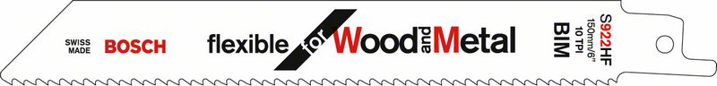 Пильное полотно S 922 HF Bosch Flexible for Wood and Metal (2608656039) Bosch