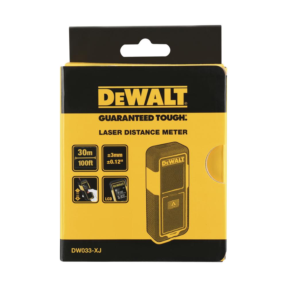 Дальномер лазерный аккумуляторный DeWALT DW033 (DW033-XJ)