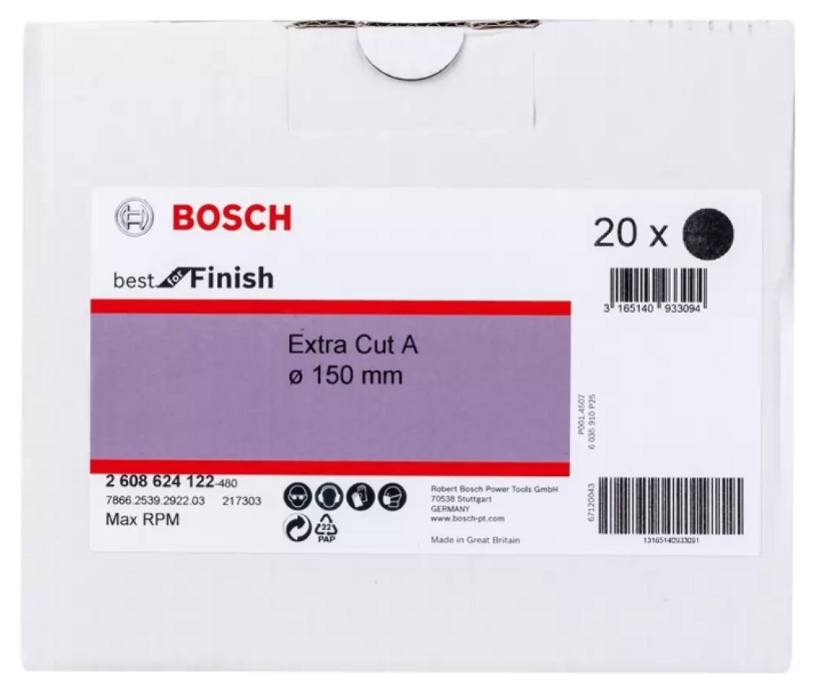 Best for Finish Extra Cut A 150 мм (2608624122) BOSCH