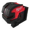 Нивелир лазерный  MILWAUKEE M12 CLL4P-0C SOLO акк. с зел. лучем в чем(12V, 2 линии/4 точки ,38 м) 4933479202