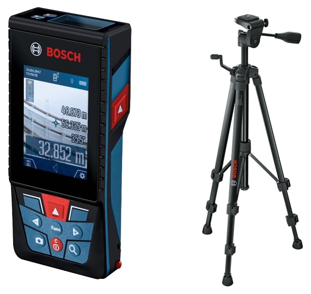 Дальномер лазерный Bosch GLM 120 C + BT 150 Professional (0.601.072.F01)