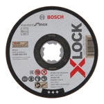 Отрезной круг X-LOCK Standard for Inox 125x16x2223mm прямой, BOSCH (2608619363) Bosch