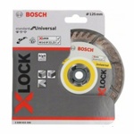 Диск отрезной алмазный Bosch X-lock 2608615166