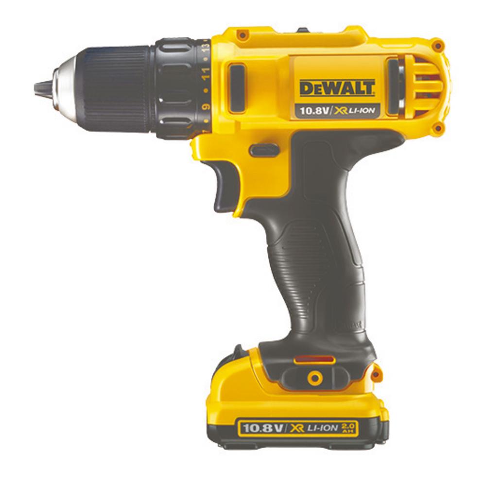 Дрель-шуруповерт аккумуляторная DeWALT DCD710D2 (DCD710D2-KS)- фото2