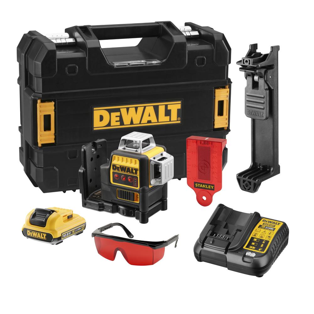 Уровень лазерный аккумуляторный DeWALT DCE089D1R (DCE089D1R-QW)- фото