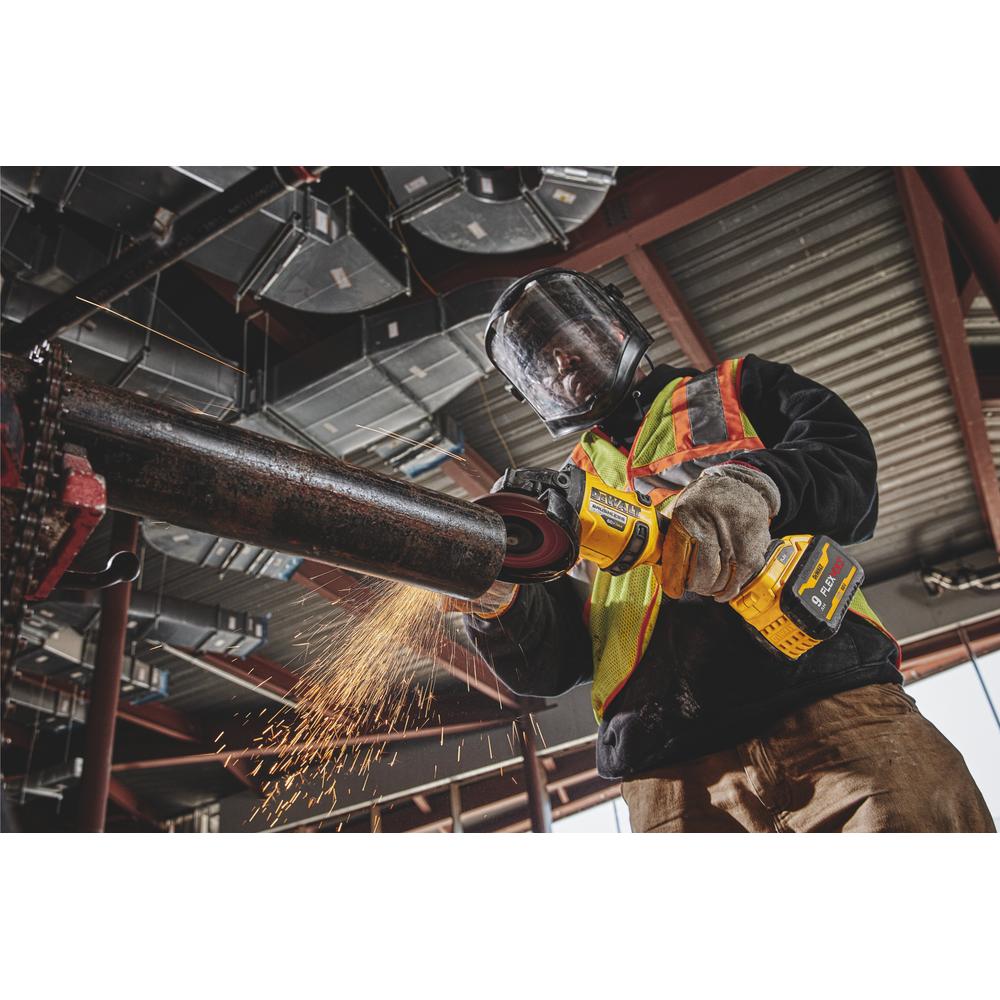 Шлифмашина угловая аккумуляторная DeWALT DCG418N (DCG418N-XJ)- фото6