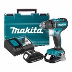 Аккум. дрель-шуруповерт MAKITA LXT DDF 485 SYE в чем. (18.0 В, 2 акк., 1.5 А/ч Li-Ion, 2 скор., 50 Нм, шурупы до 10 мм)  DDF485SYE