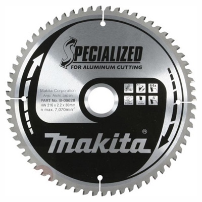 Пильный диск для алюминия, 210x30x1.8x60T Makita
