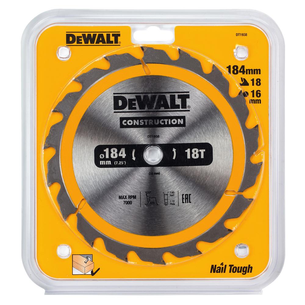 Диск пильный DeWalt DT1938-QZ