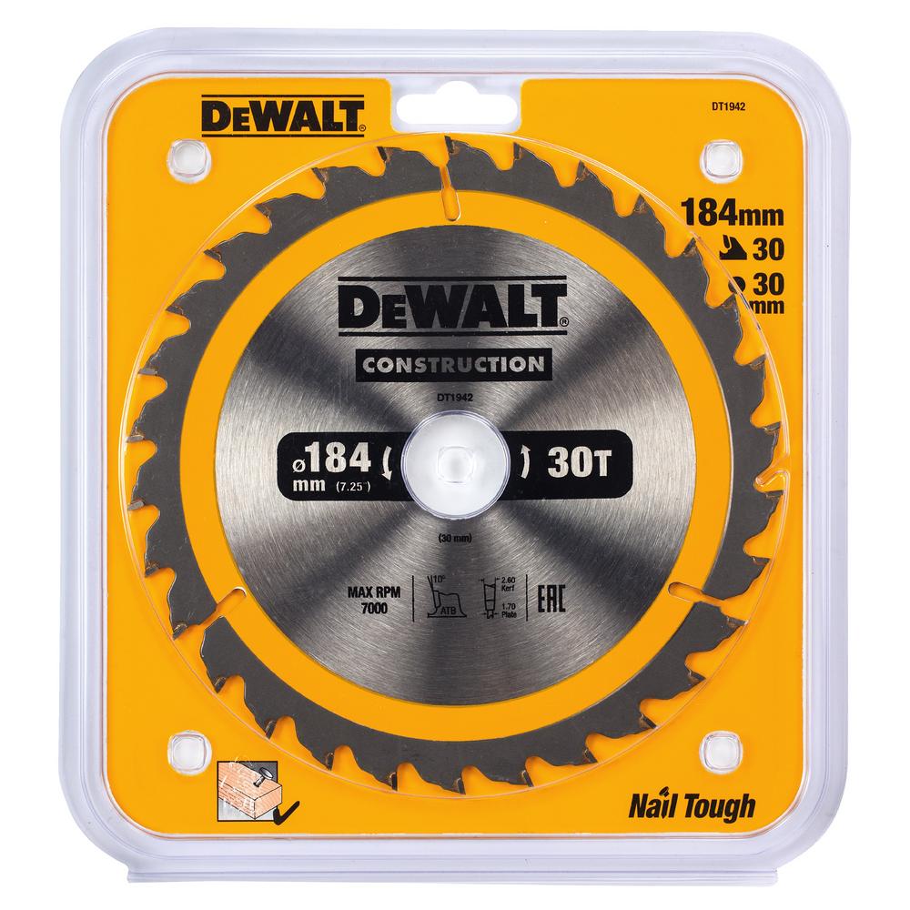 Диск пильный DeWalt DT1942-QZ