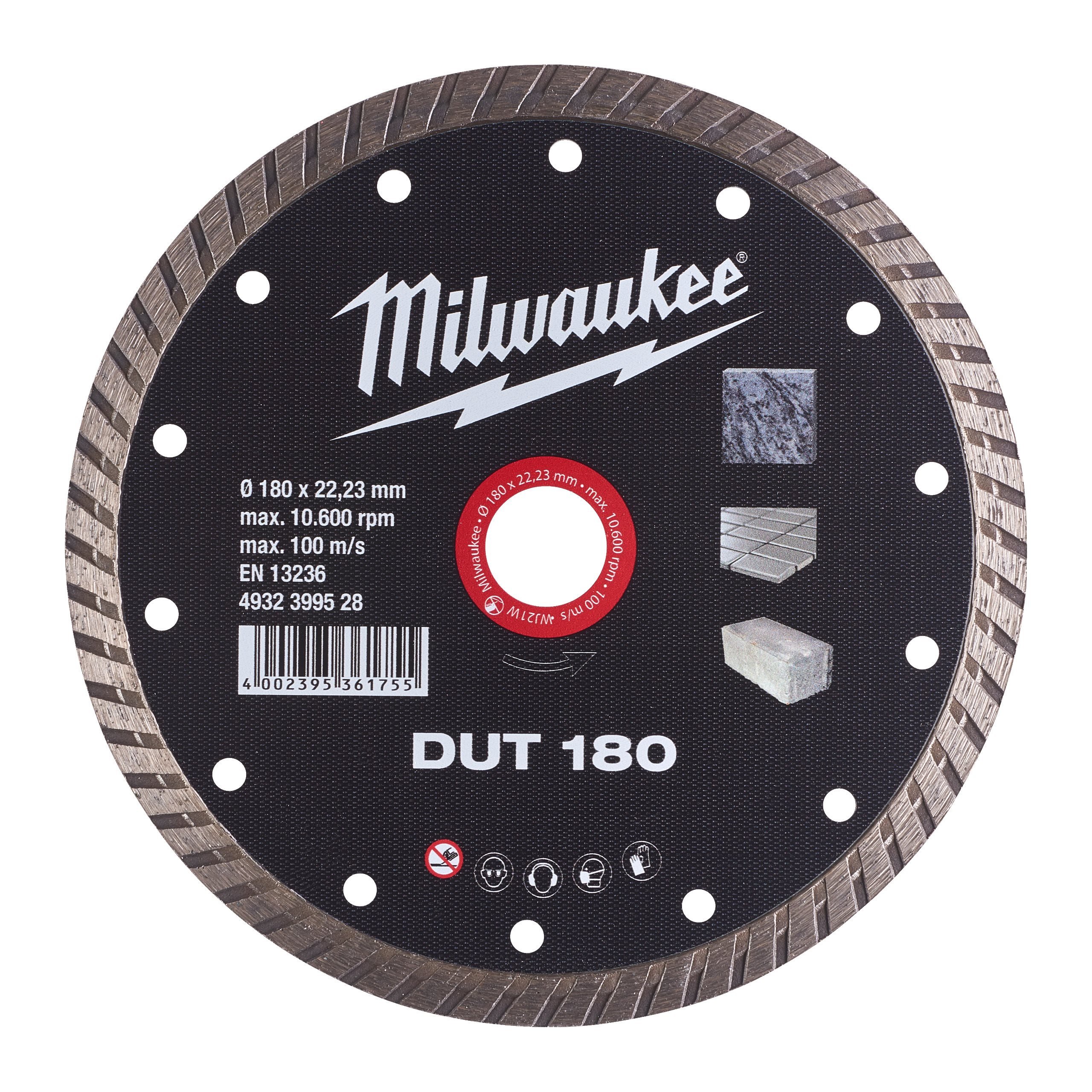 Milwaukee DUT 180мм (4932399528)