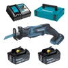 Пила сабельная аккумуляторная  Makita (18V / 2*3,0 Ah / Кейс) DJR185RFE