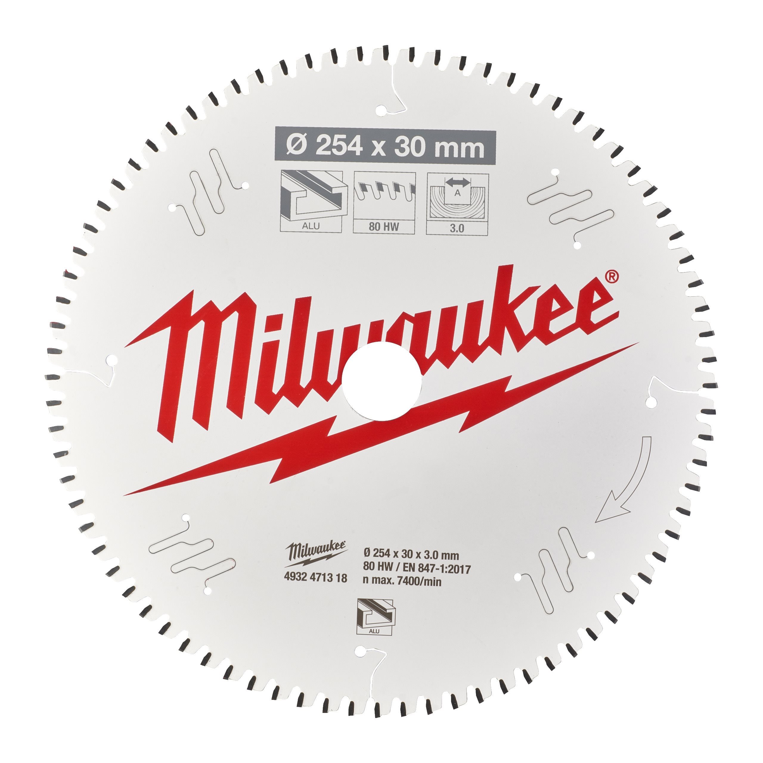 Milwaukee 254x30x3.0x80 TF (4932471318)