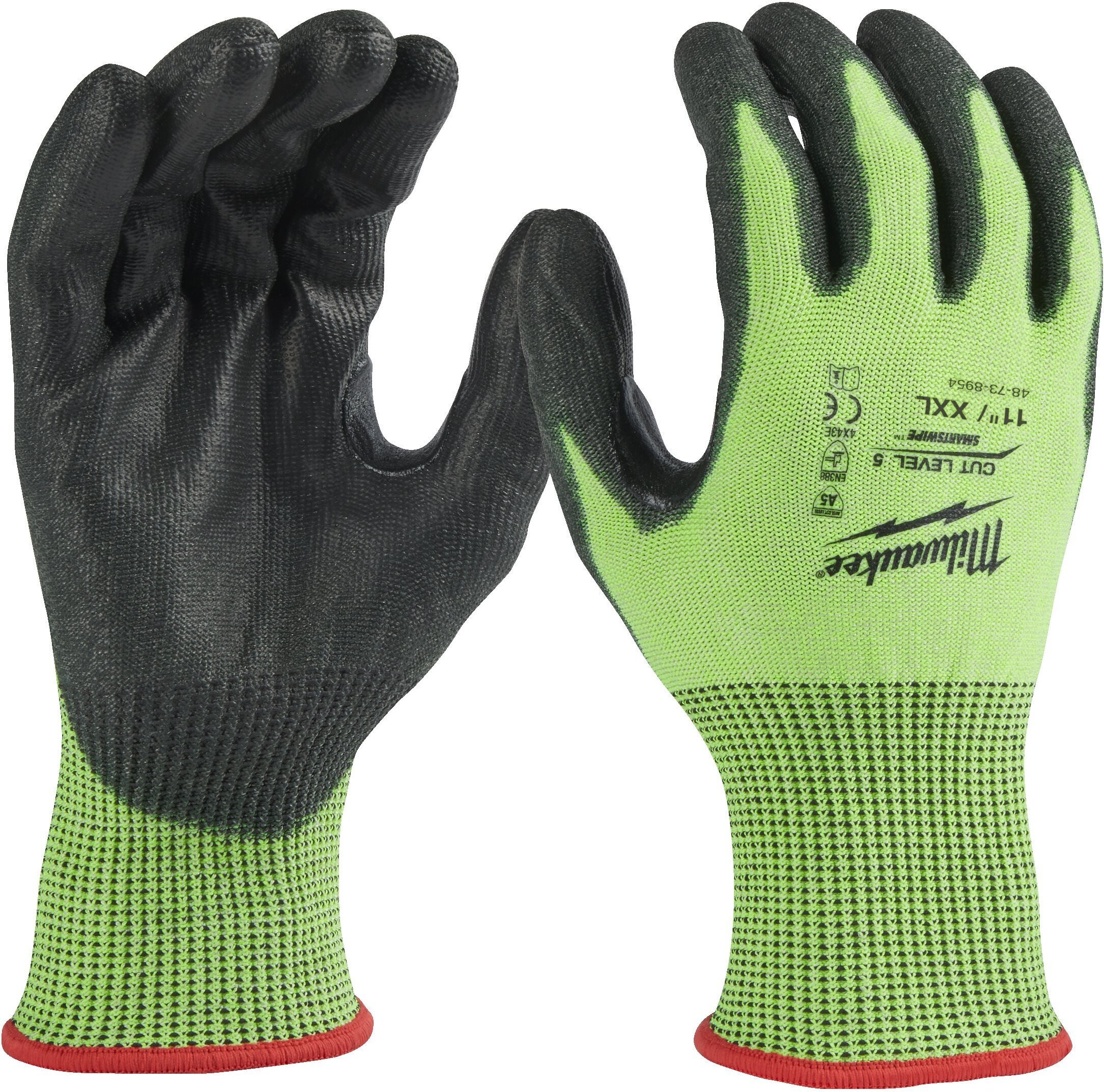 Milwaukee Hi-Vis Cut level 5/E 11/XXL (4932479935)