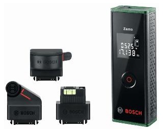 Цифровой лазерный дальномер Bosch Zamo с адаптерами [0603672701] Bosch