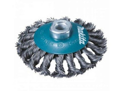 Щетка д/шлиф.маш. конусная 115 мм MAKITA (для УШМ, d115 мм, толщ. проволоки 0,5 мм, M14x2)) D-39883