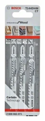 Пилка для лобзика T 144 DHM Endurance for Wood (3 шт), BOSCH (2608665071) Bosch