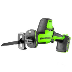 Пила сабельная компактная аккумуляторная Greenworks 24V, бесщеточная (без АКБ и ЗУ) 1200507, страна