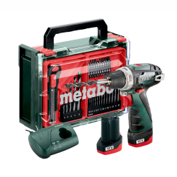 Аккумуляторная дрель-шуруповерт Metabo PowerMaxx BS Basic Set 600080710