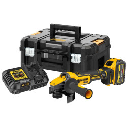 Шлифмашина угловая аккумуляторная в TSTAK ll (18V, 1*6.0Ah, 125 мм, 9000 об/мин, Bl-motor) DeWalt DCG409T1