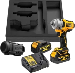 Гайковерт аккумуляторный в кор. с вкладышем (18V, 2*5.0Ah, 1/2", 812 Нм, BL-motor) DeWalt DCF891P2G