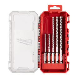 Набор__Буры SDS-plus  MX4  (5/6 x115 мм и 6/8/10 x165 мм) 5 шт в кейсе GEN II