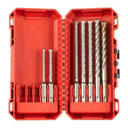 Набор__Буры SDS-plus  MX4  (5/6 x 115 мм, 6/8/8/10/12 x 165 мм) 7 шт в кейсе GEN II