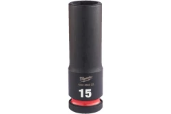 Головка ударная Shockwave  1/2"  15 мм  (глубокая / NEW), MILWAUKEE