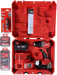 Дрель-шуруповерт аккумуляторная Milwaukee M18 BLPDRC-401C