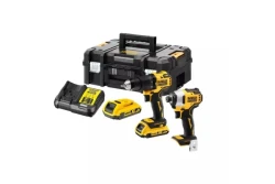 Набор: уд.шуруповёрт DeWalt DCK2062D2T  DCD709 + гайковёрт DCF809 в ТSTAK II (18V, 2*2.0Ah, 65/190Нм)  DCK2062D2T