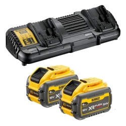 Набор: зарядное устройство DeWalt DCB132X2 двухпорт. DCB132 (18V/54V) + аккум. DCB547 (2*9.0Аh) DCB132X2