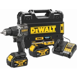 Шуруповерт ударный аккум. в чем. DeWalt DCD100M2T TSTAK (18V, 2*4.0Ah, 68 Нм, 2 скор, BL-motor) DCD100M2T