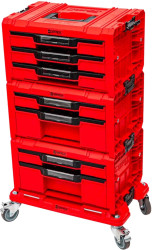 Набор ящиков для инструментов QBRICK System PRO Drawer Workshop SET 3, 2.0 RED Ultra HD (красный) Z258353PG003
