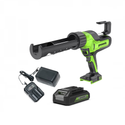 Аккумуляторный пистолет для герметика Greenworks G24CAUK2 3501707UA