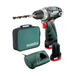 Дрель-шуруповерт Metabo PowerMaxx BS 600079550 (с 2-мя АКБ и сумкой)