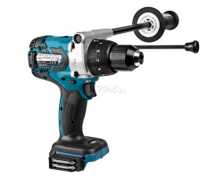 Аккум. ударная дрель-шуруповерт MAKITA DHP 481 Z + MAKPAC (18.0 В, БЕЗ АККУМУЛЯТОРА, 2 скор., 115 Нм, шурупы до 10 мм, сверление в металле до 13 мм)