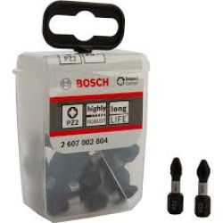 Бита  Impact Control PZ2 25мм (25шт), BOSCH (2607002804) Bosch
