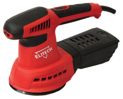 Эксцентриковая шлифмашина МШЭ 0412Э (125 мм / 400 Вт / Коробка), ELITECH 180926