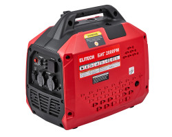 Генератор ELITECH бен.инверт,4-т,мак2/ном1.8кВт,230В-7.8А/12В-8А,2роз.230В-16А,т/бак-5,6л,20кг,руч.старт БИГ 2000РМ 210596