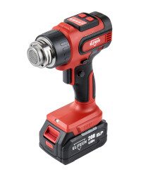 Термопистолет (фен) аккумуляторный  ТВА 20СЛ5   (20V / 1x4.0 Ah / 100-550°C / Кейс) 205707