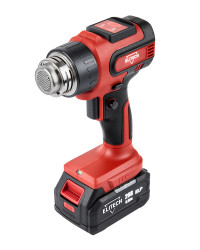 Термопистолет (фен) аккумуляторный  ТВА 20СЛ2  (20V / 1x4.0 Ah / 300 / 550°C / Кейс) 205705