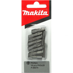 Насадка PH3, 25 мм, C-form MAKITA 10 шт. P-06074