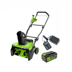 Снегоуборщик аккумуляторный Greenworks GD40STX2K4 2603407UB