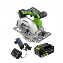 Пила дисковая аккумуляторная Greenworks GD24CS165 1501607CUG