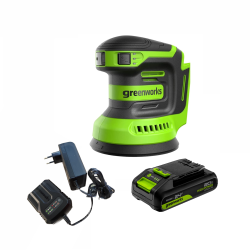 Шлифмашина эксцентриковая аккумуляторная Greenworks OS325 3100907CUA